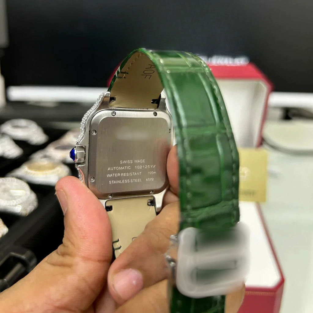 Moissanite Strap Watch